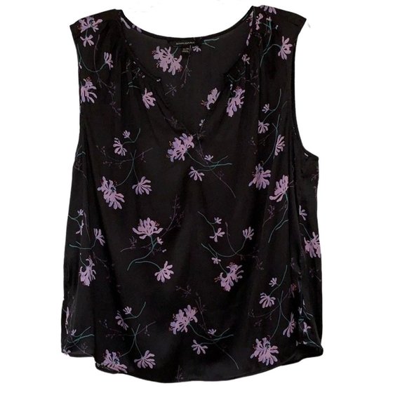 Banana Republic Tops - Banana Republic Silky Sleeveless Floral Blouse XL